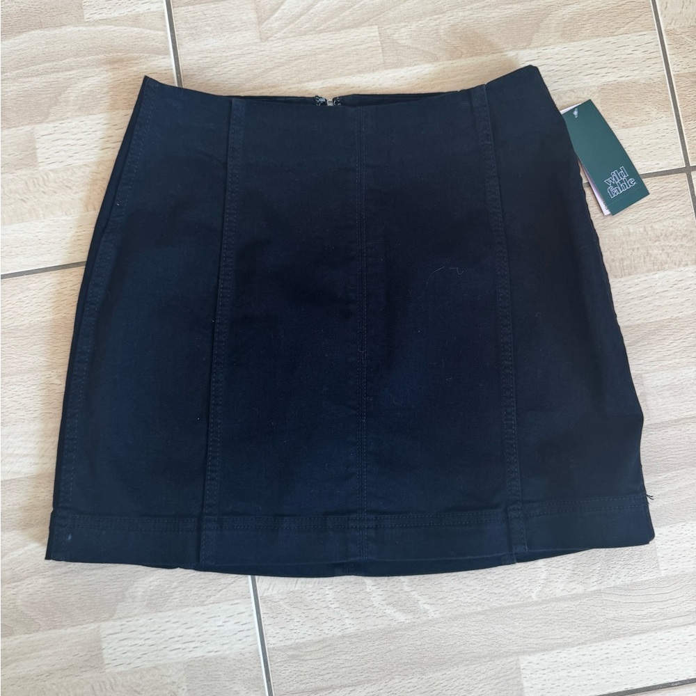 Wild Fable Black Denim Skirt. Sz 4